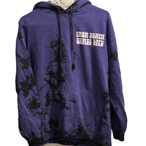 Purple Tie-Dye Hoodie Sweatshirt